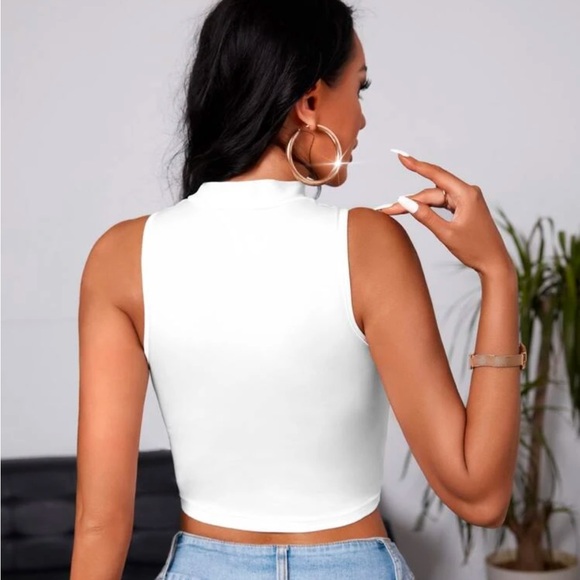 NWT Shein tank top with mesh detail - Picture 3 of 7